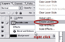 Create Layers from Effects